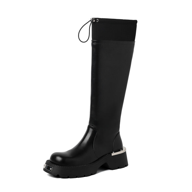 Karin Luna High Volume Bestseller  Comes with data plan included Front Metal Patch Drawstring design Full Cowhide Long Boots