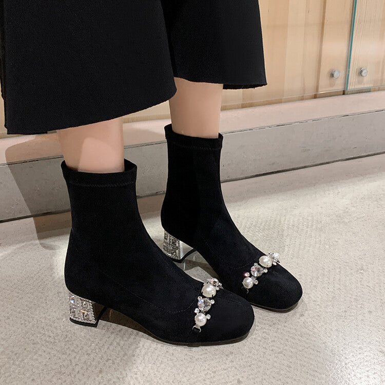 Karin Luna Hot-Selling In Stock  Dynamic Rhinestone One-Strap Vintage Style  Slimming Leggings