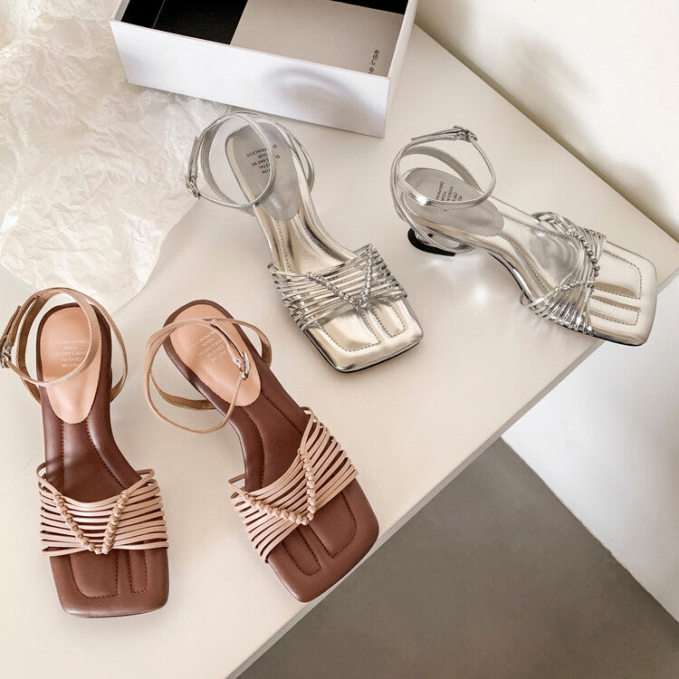 Karin Luna Hot-Selling Item Across the Internet The full image has been released  Main Push Main Push  Hand-woven Vacation Style Sandals with Built-in Flow