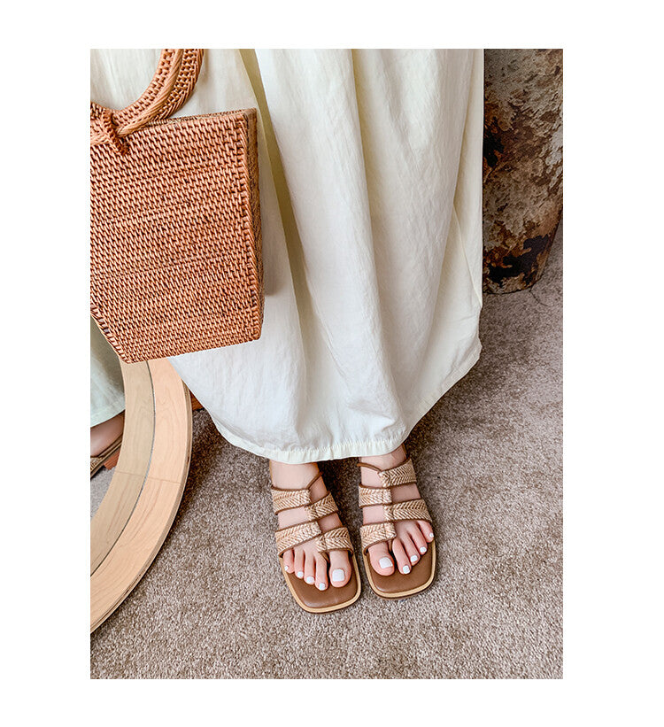 Karin Luna Hot-Selling Series~Resort style with inherent appeal Designed thong sandals