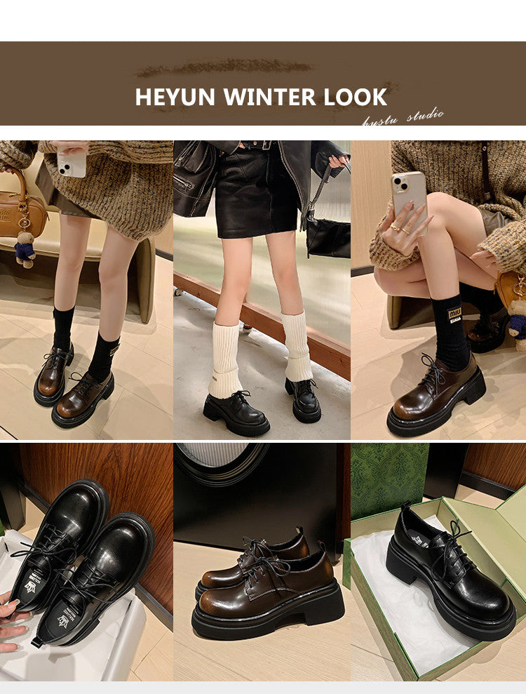 Karin Luna Casual Shoes Series~ In stock Classic Lace-up Thick-soled Casual Shoes