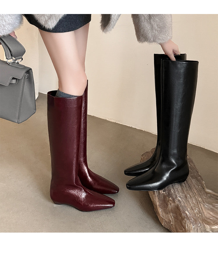 Karin Luna Retro Style  Flat Long Boots