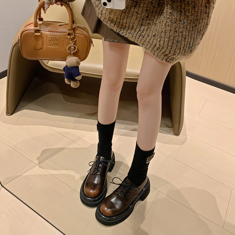 Karin Luna Casual Shoes Series~ In stock Classic Lace-up Thick-soled Casual Shoes