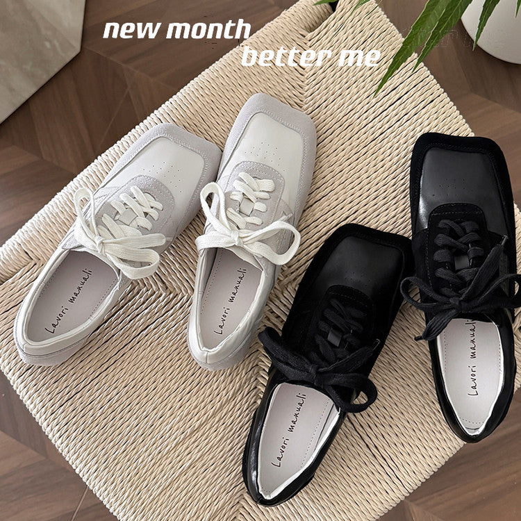 Karin Luna Casual Shoes Series~  In stock Lace-up Thick-soled Deep Mouth Single Shoes