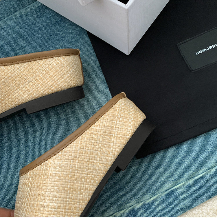 Karin Luna In Stock Spot Goods Baotou Vacation Style Height-Increasing Slippers