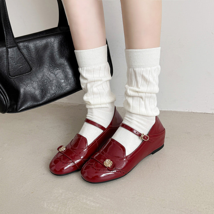 Karin Luna In Stock In Stock Vintage Mary Jane Series·Single Strap Flats