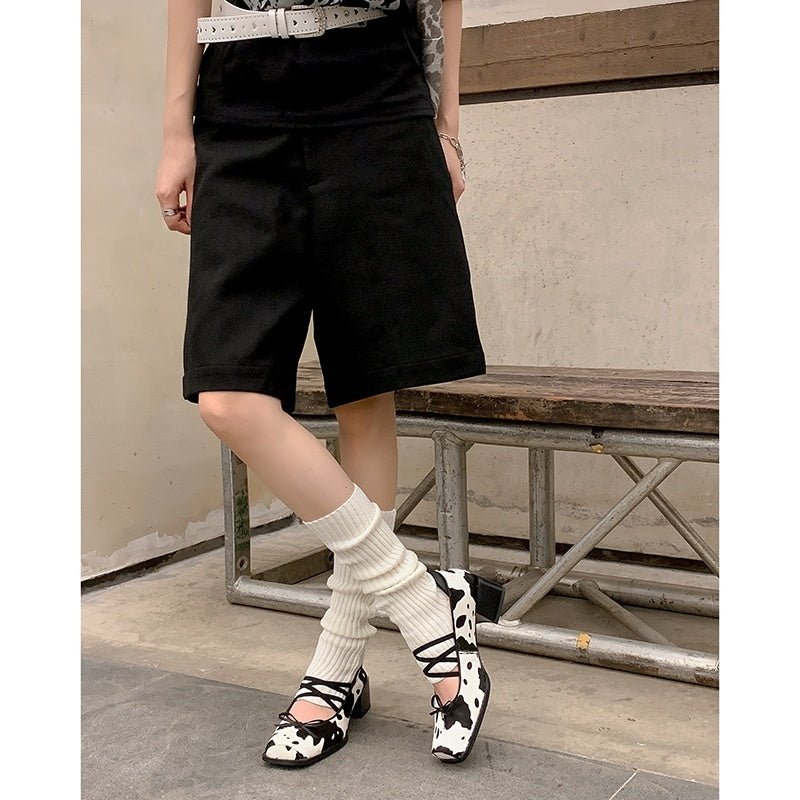 Karin Luna Hot Item Hot Item Xiaohongshu Hot Item  Comes with Bowknot Mary Jane Flats