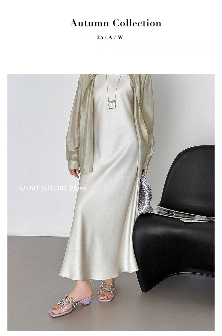 Karin Luna In Stock Spot Goods Classic versatile transparent sequin slippers