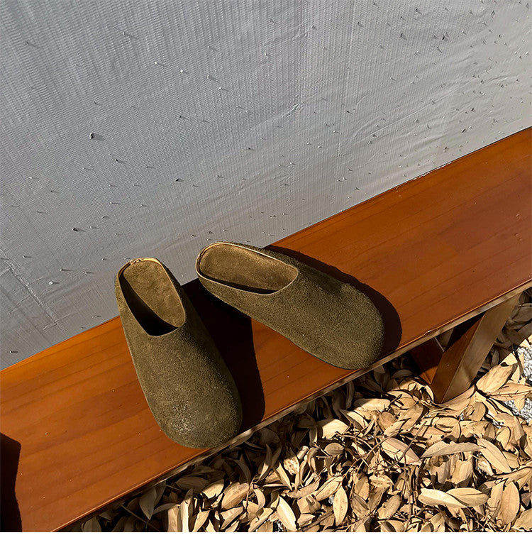 Karin Luna Full Layer Inside and Out~Spot Goods Spot Goods Basic Versatile Mules Slippers