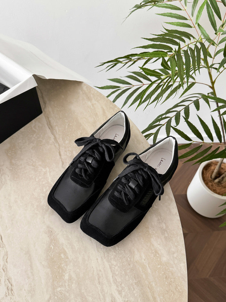 Karin Luna Casual Shoes Series~  In stock Lace-up Thick-soled Deep Mouth Single Shoes