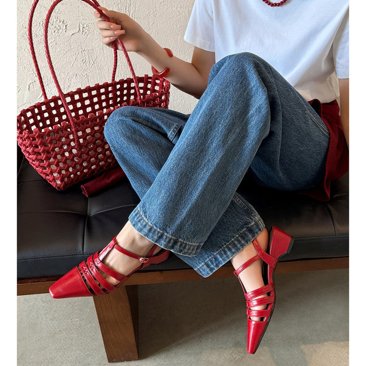 Karin Luna Classic Old Money Style Closed Toe Sandals