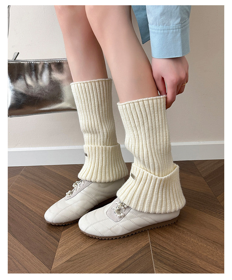 Karin Luna Casual Shoes Series~  In stock Xiaohongshu Hot-Selling Lace-Up Thick-Soled Deep Mouth Single Shoes