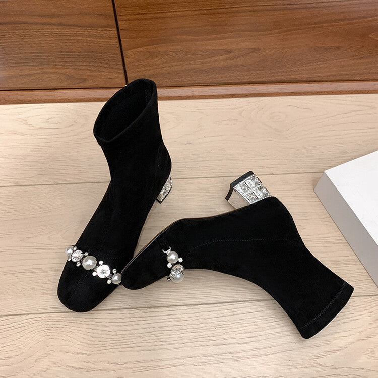 Karin Luna Hot-Selling In Stock  Dynamic Rhinestone One-Strap Vintage Style  Slimming Leggings