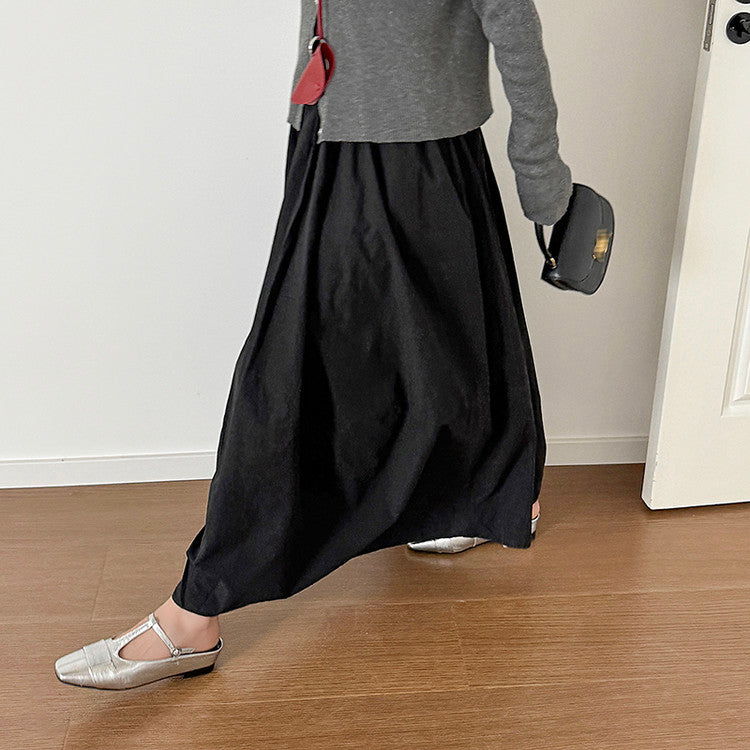 Karin Luna In Stock Spot Goods  t Square-Toed Full Leather Basic Slippers