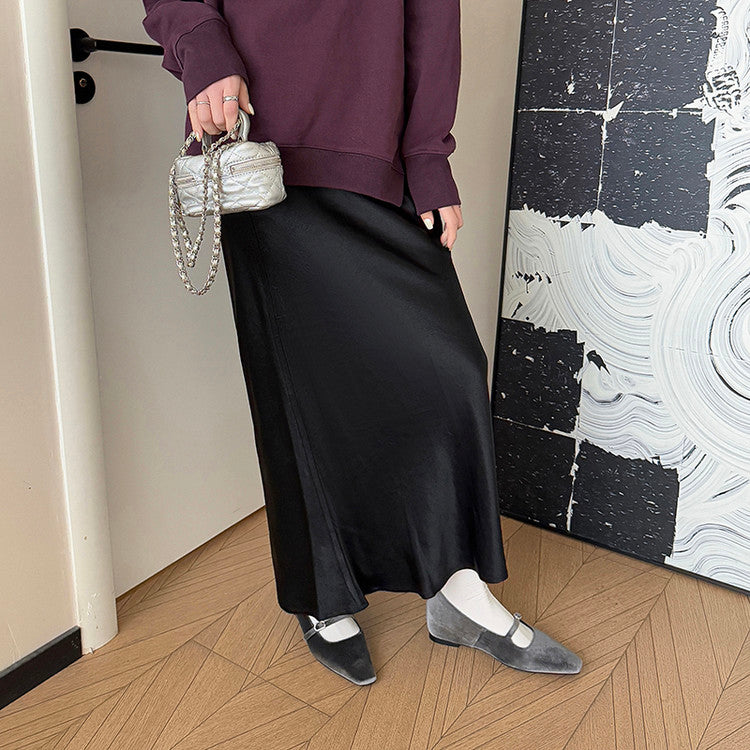 Karin Luna In Stock Spot Goods  Elegant Square-Toe One-Strap Height-Increasing Flats