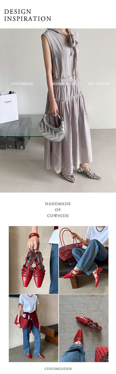Karin Luna Classic Old Money Style Closed Toe Sandals
