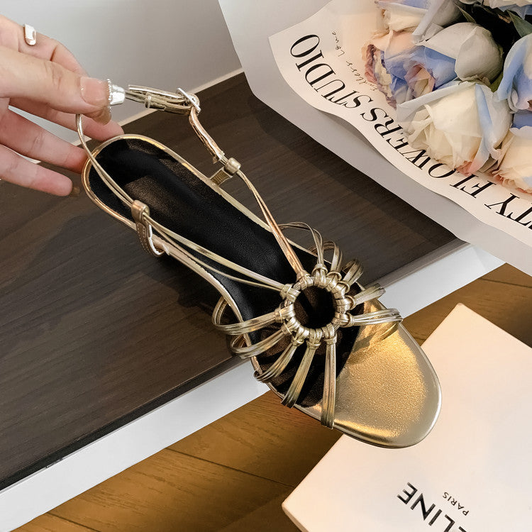 Karin Luna In Stock In Stock  Always in stock Classic French Style Open Toe High Heel Sandals