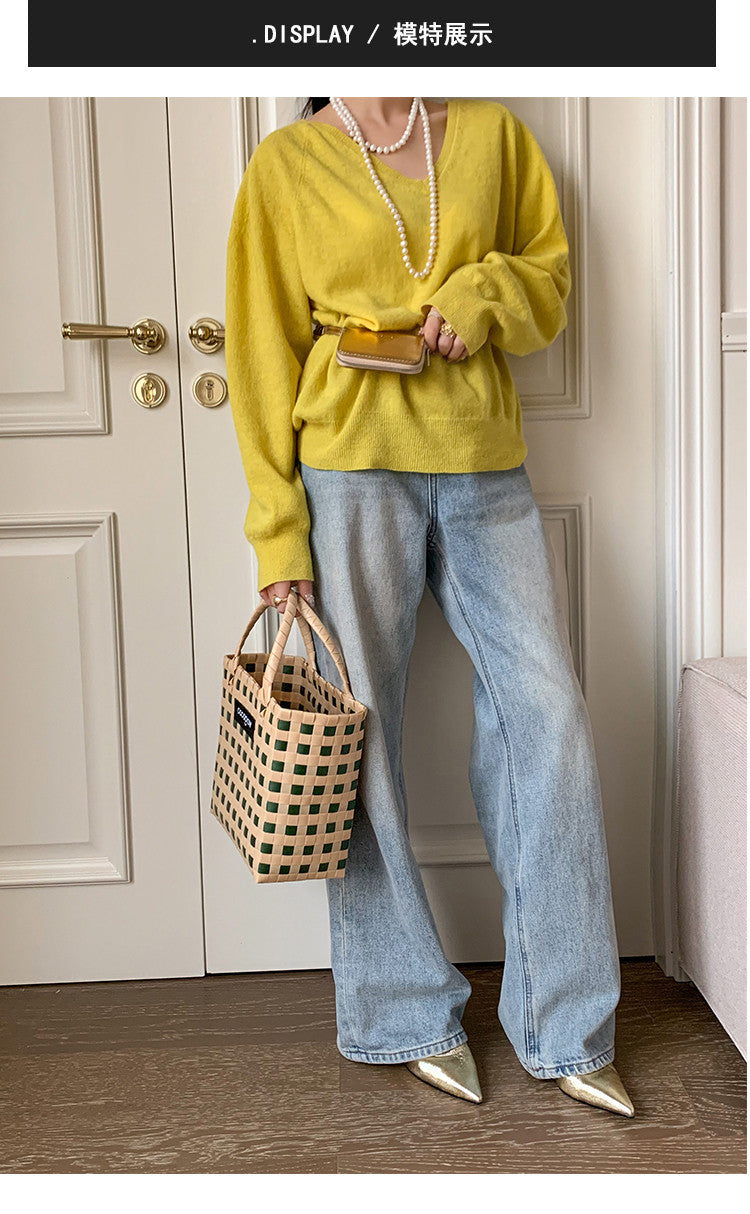 Karin Luna In Stock Spot Goods    Vintage Classic Style Shallow Mouth Single Shoes