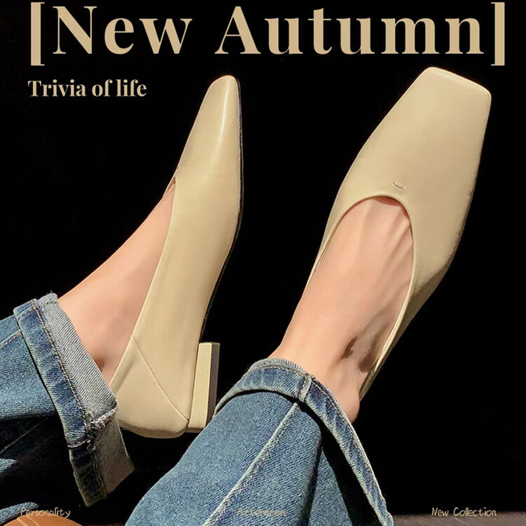Karin Luna has prepared stock  Full leather inside and out  Top Layer Horse Oil Cowhide Shallow Mouth Nursing Mary Jane Shoes