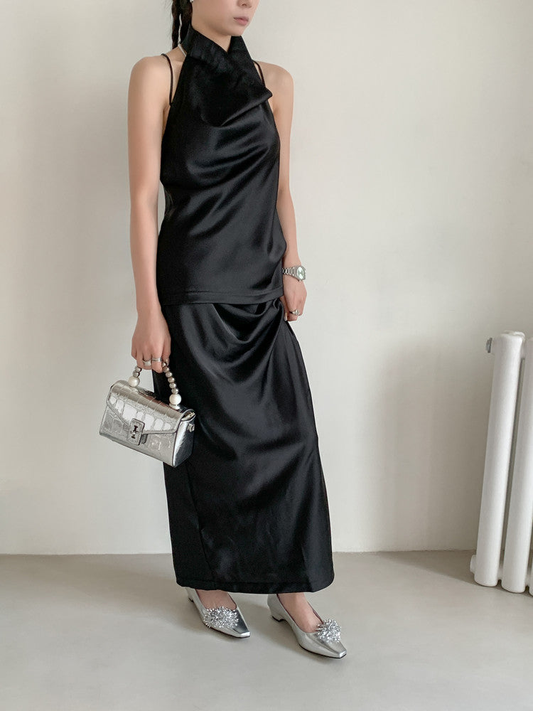 Karin Luna In Stock Spot Goods Exquisite Fireworks Buckle Small Square Toe Chunky Heel Commuter Shoes
