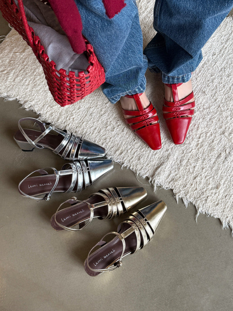 Karin Luna Classic Old Money Style Closed Toe Sandals