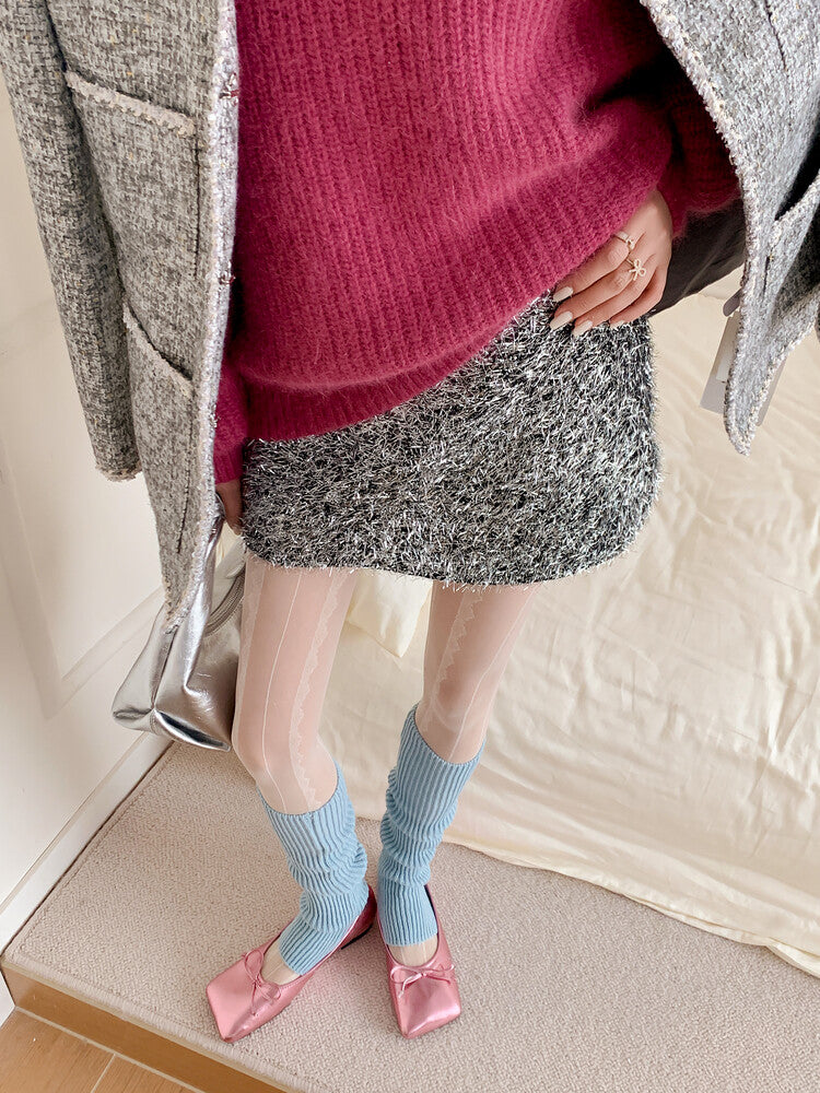 Karin Luna In Stock Spot Goods  Hurry up and grab this hot item!！Square-Toed Flat Granny Shoes