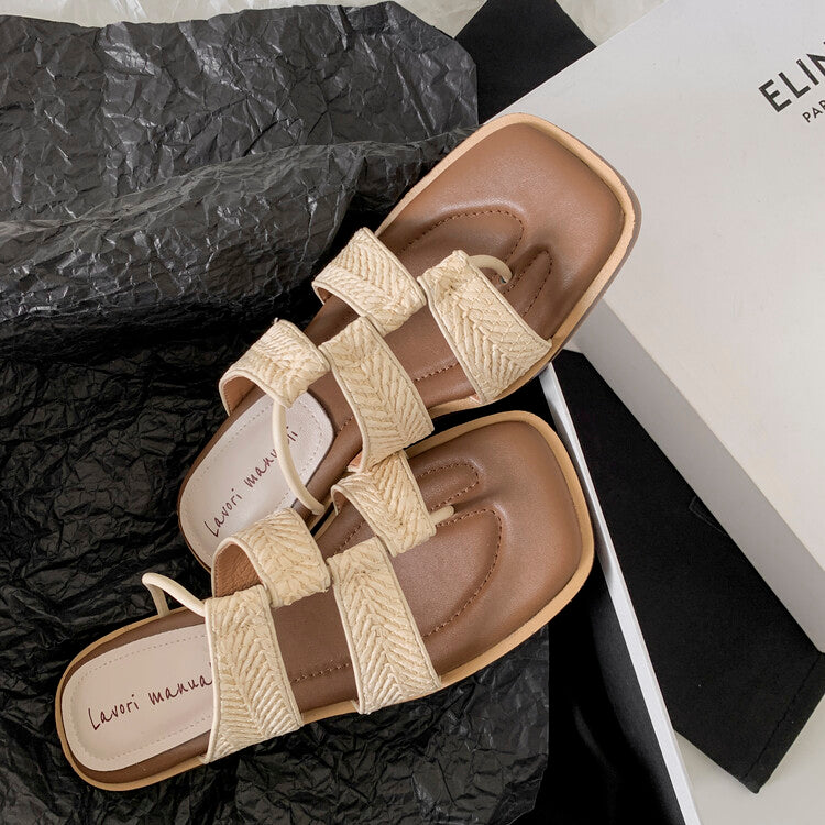 Karin Luna Hot-Selling Series~Resort style with inherent appeal Designed thong sandals