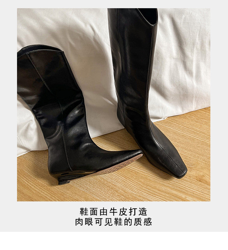 Karin Luna In Stock Spot Goods  Pointed Toe v Slimming Western Boots