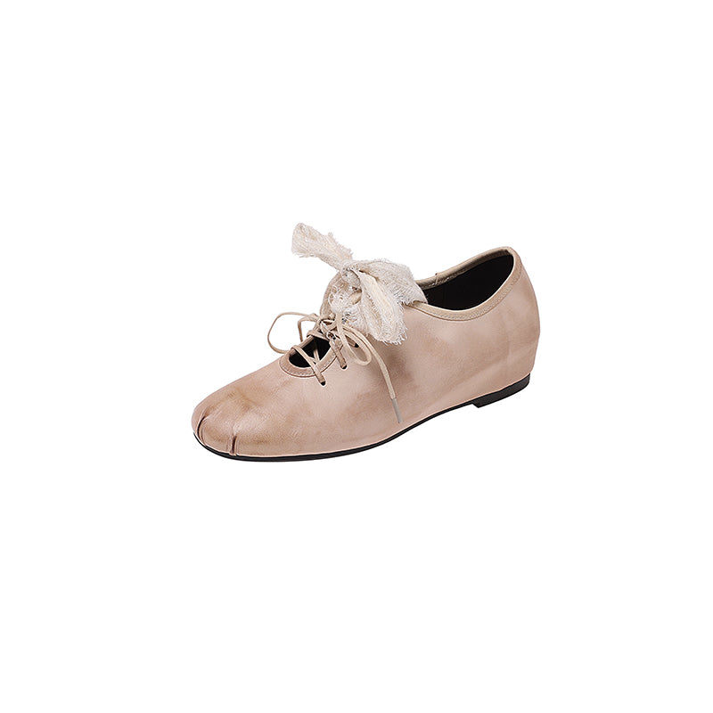 Karin Luna In Stock In Stock  Xiaohongshu Hot Sale Full Leather Round Toe Deep Mouth Single Shoes