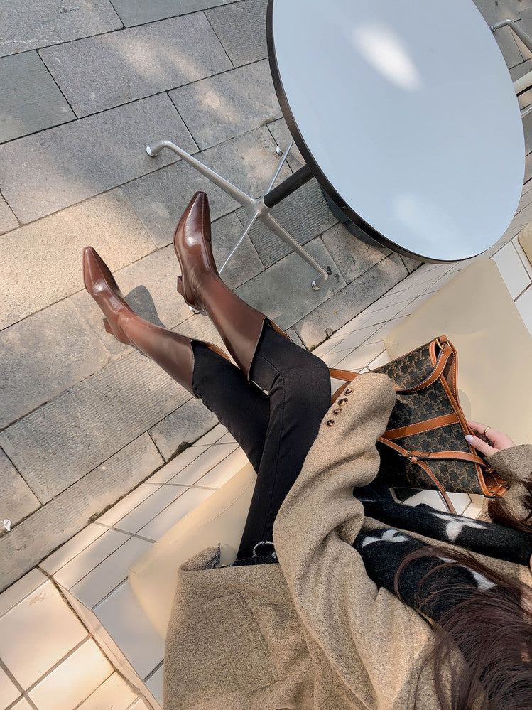 Karin Luna In Stock  Temperament Style v High Heel Long Boots