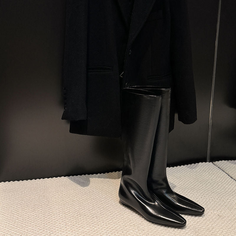 Karin Luna Retro Style  Flat Long Boots