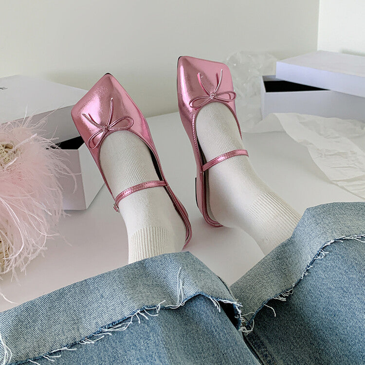 Karin Luna Hot-Selling Derivative Edition~Comes with data plan included Must-have Butterfly Knot Closed-Toe Height-Increasing Slippers