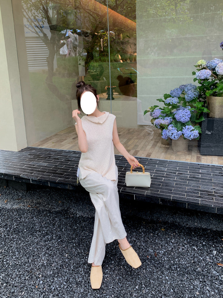 Karin Luna In Stock Spot Goods Baotou Vacation Style Height-Increasing Slippers