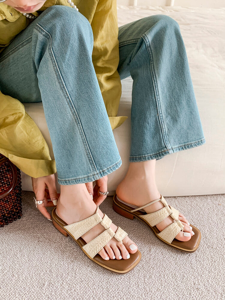 Karin Luna Hot-Selling Series~Resort style with inherent appeal Designed thong sandals