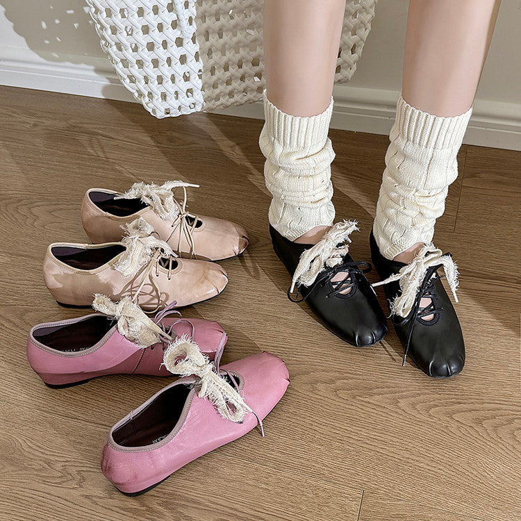 Karin Luna In Stock In Stock  Xiaohongshu Hot Sale Full Leather Round Toe Deep Mouth Single Shoes
