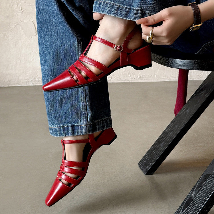 Karin Luna Classic Old Money Style Closed Toe Sandals
