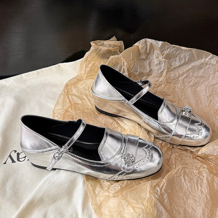 Karin Luna In Stock In Stock Vintage Mary Jane Series·Single Strap Flats