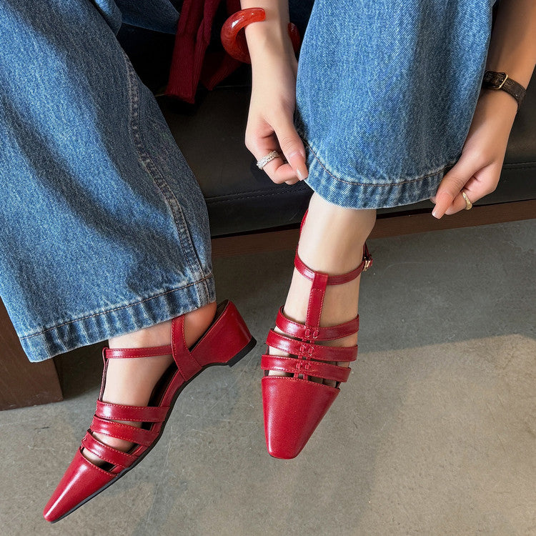 Karin Luna Classic Old Money Style Closed Toe Sandals