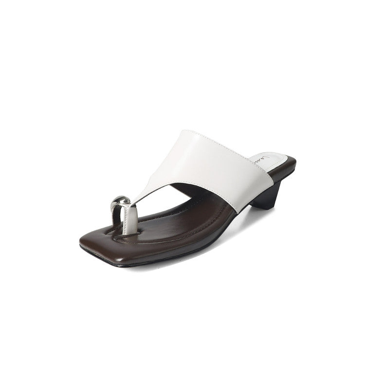 Karin Luna In Stock  Spot Goods   Casual Style Square Toe Slip-On Super Comfortable Slippers