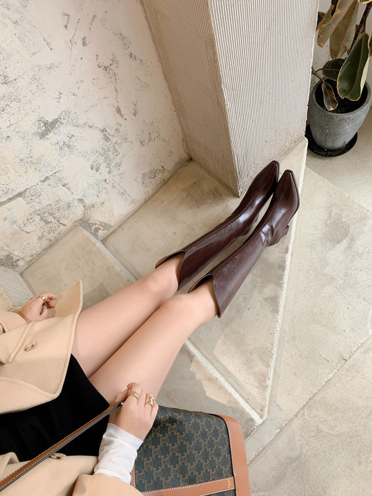 Karin Luna In Stock  Temperament Style v High Heel Long Boots