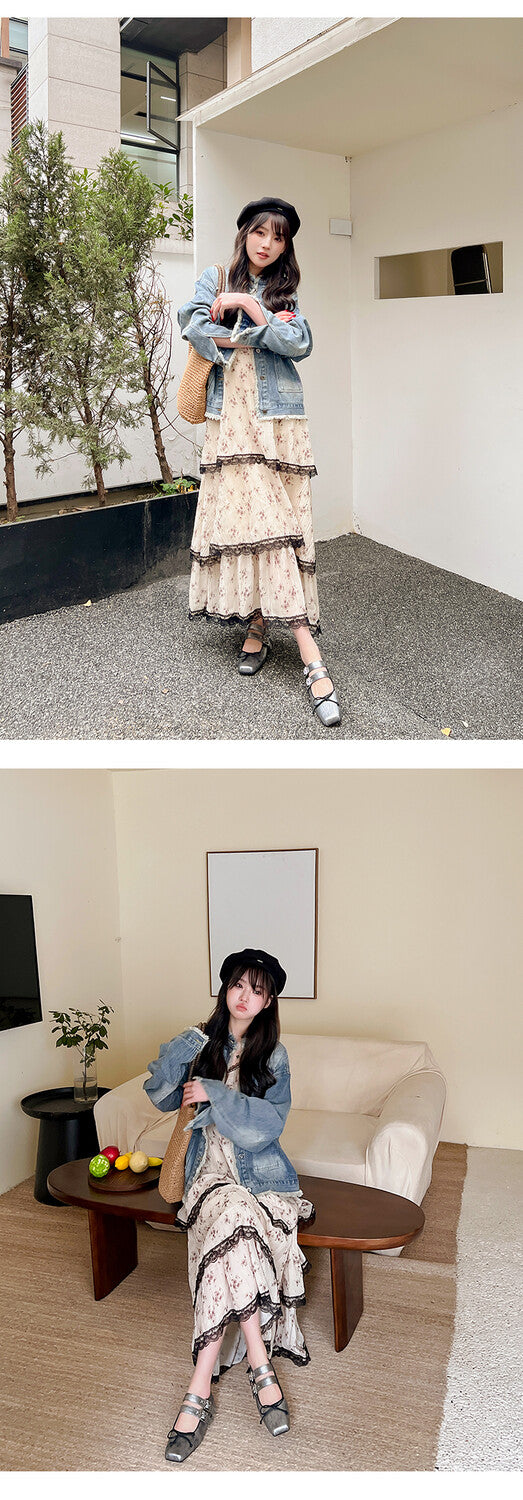 Karin Luna Future Sense silver~Spot Goods Spot Goods Hot-selling Bowknot Retro Belt Buckle Ballet Mary Jane Shoes