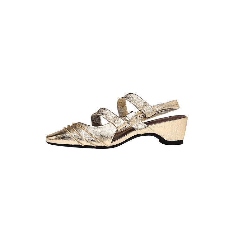 Karin Luna In Stock In Stock Minimalist Soft Upper Small Square Toe Chunky Heel Sandals