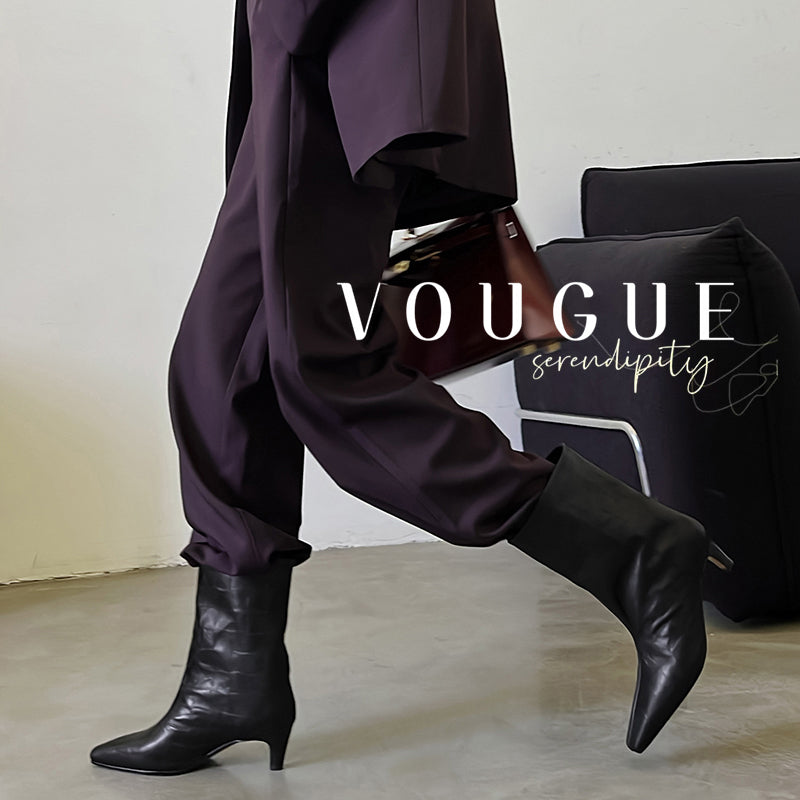 Karin Luna In Stock Spot Goods Top Layer Stone Pattern Cowhide Textured Small Square Toe Straight Short Boots