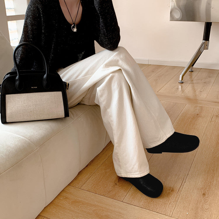 Karin Luna Full Layer Inside and Out~Spot Goods Spot Goods Basic Versatile Mules Slippers