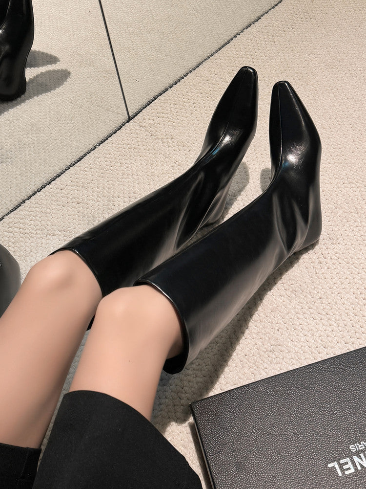 Karin Luna Retro Style  Flat Long Boots