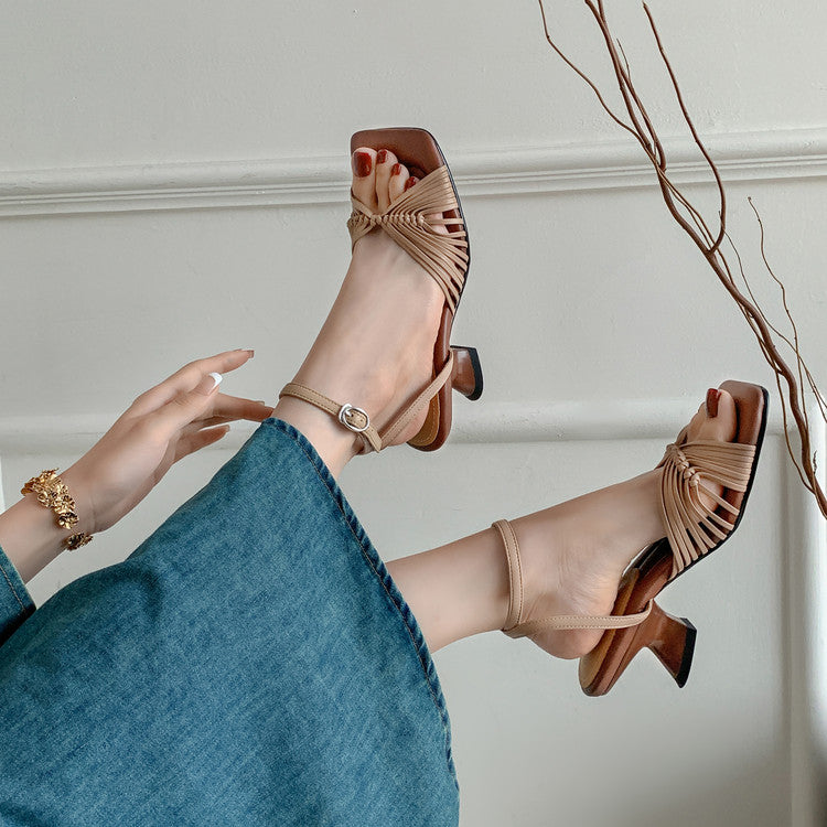 Karin Luna Handwoven Vacation Style~In stock Casual Versatile Sandals