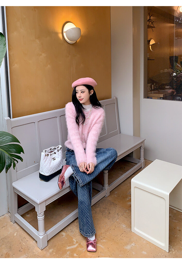 Karin Luna In Stock Spot Goods  Hurry up and grab this hot item!！Square-Toed Flat Granny Shoes