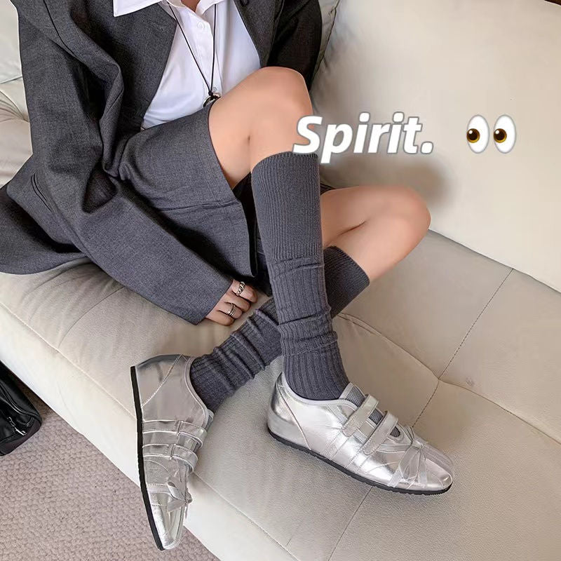 Karin Luna Casual Shoes Series~  In stock Hot-Selling Magic Tape Height-Increasing Deep Mouth Single Shoes