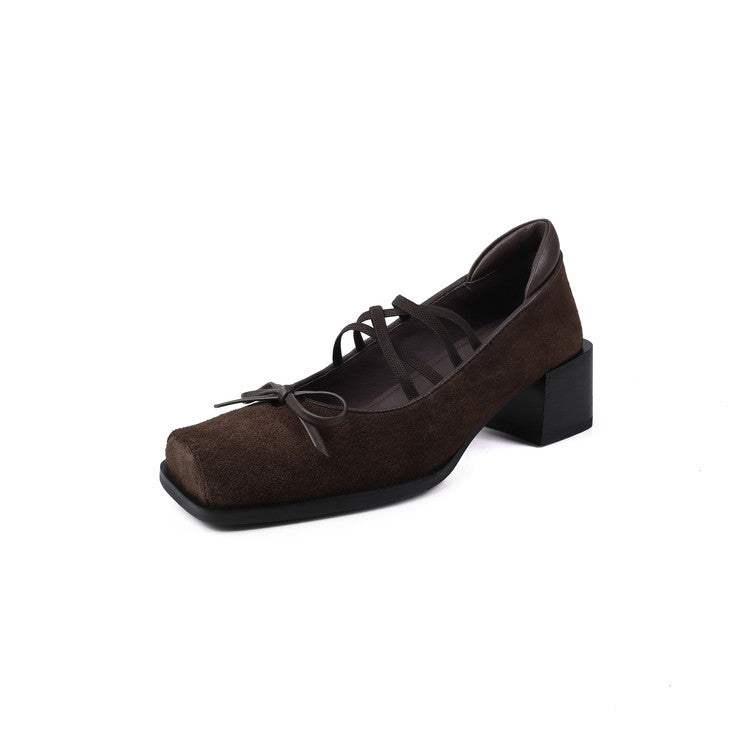 Karin Luna Hot Item Hot Item Xiaohongshu Hot Item  Comes with Bowknot Mary Jane Flats