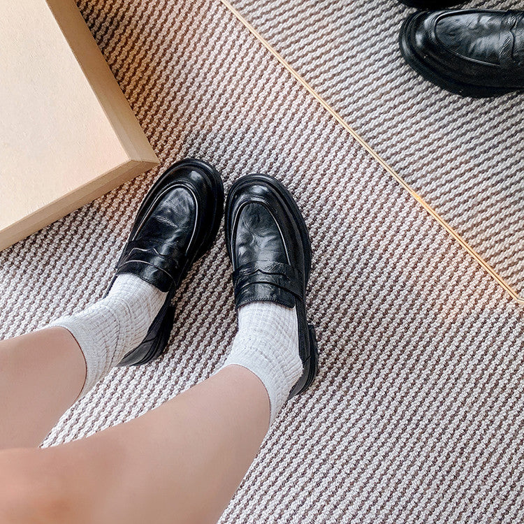 Karin Luna Classic Style British Style Loafers